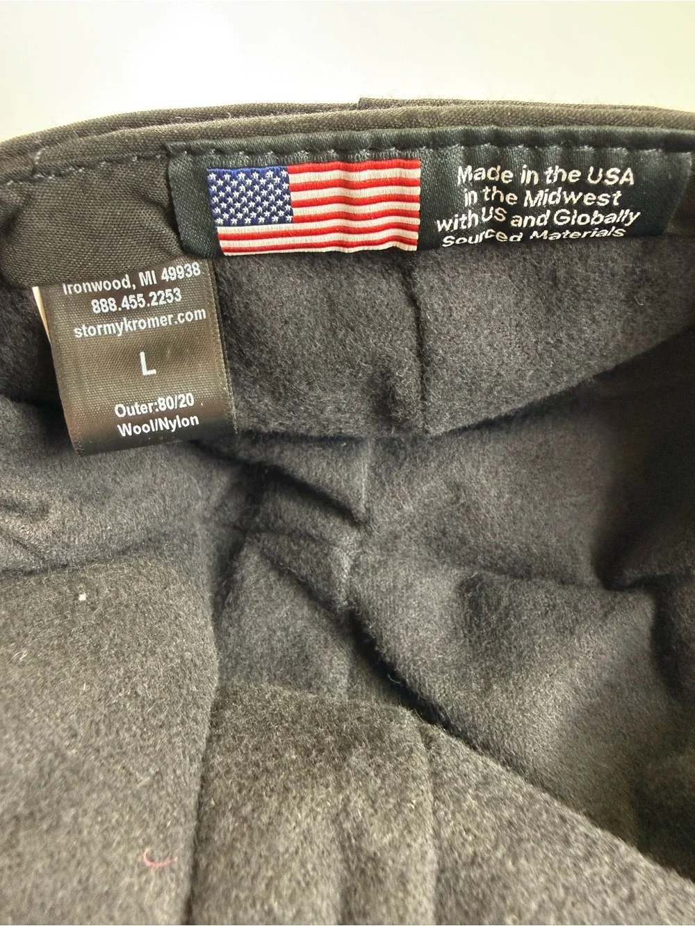 Lil’ Stormy Kromer Kids' Gray Wool Cap - Large